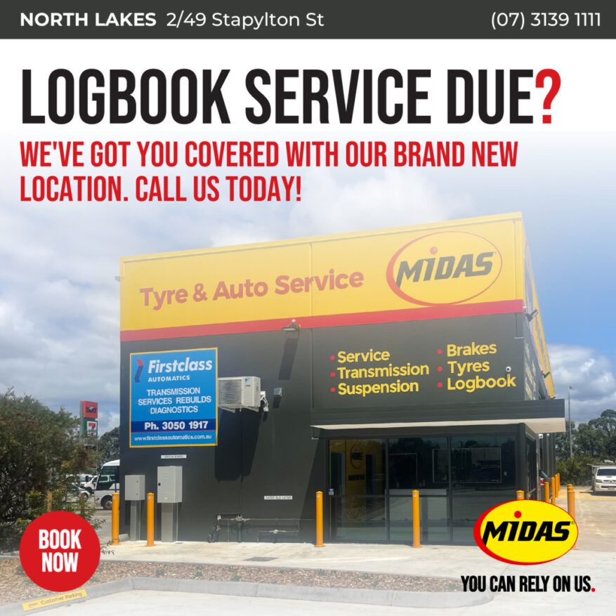 Midas North Lakes Tyre & Auto Service Logbook 4WD Brakes