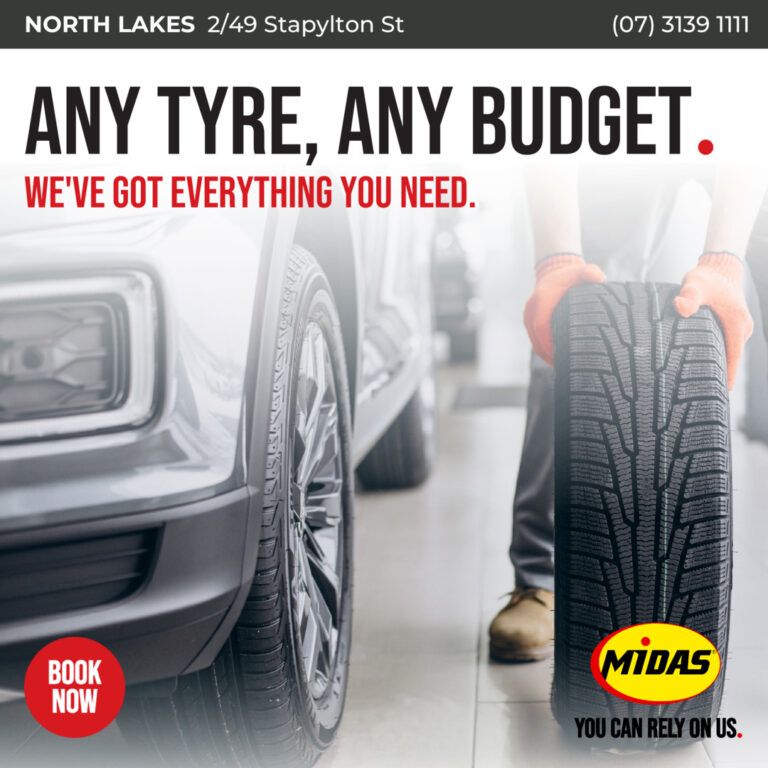 Midas North Lakes Tyre & Auto Service Logbook 4WD Brakes
