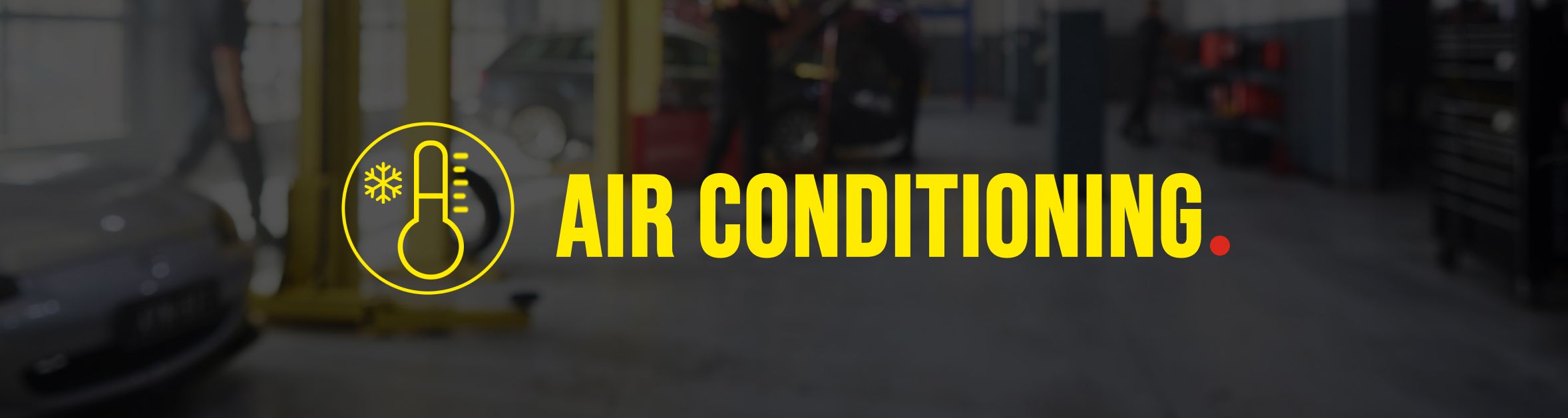 Midas Air Conditioning Landing Page Banner